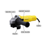 Stanley SG6100 620W 4 inch 100mm 12000 RPM small angle grinder with slimline body for metal cutting, grinding and workshop applications