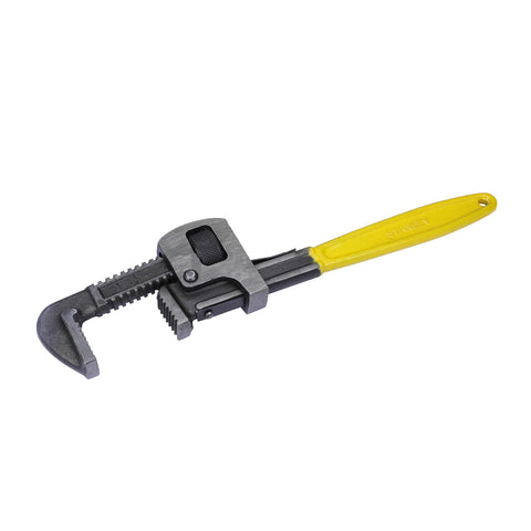 Stanley 71-642 12 inch 300mm Stillson pattern pipe wrench with forged hook jaw and 55mm capacity for plumbing and industrial maintenance