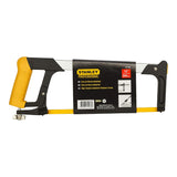 Stanley 15-166 12 inch 305mm hacksaw frame for metal pipe plastic and professional workshop cutting