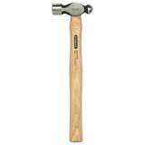Stanley 54-114 450g 16 Oz Forged High-Carbon Steel Ball Pein Hammer with Hickory Wooden Handle for Metalworking