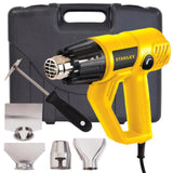 Stanley SXH1800 1800W hot air gun for paint removal heat shrinking adhesive removal and workshop applications