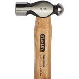 The Stanley 54-111 340g (12 Oz) Ball Pein Hammer is designed for metalworking, riveting, peening, and general workshop applications.