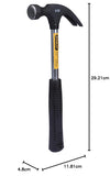 The Stanley 51-152 220g (8 Oz) Claw Hammer features a durable steel shaft and claw head for reliable driving and nail-removal performance.