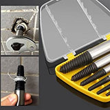 Stanley 94-171 5 Pcs Screw Extractor Set for Removing Stripped, Damaged and Broken Screws