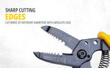 Stanley 84-475-22 6 inch 150mm AWG 12-22 wire stripper and cutter for electrical installation, wiring repair and maintenance applications