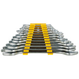 Stanley 70-379E 8-piece Chrome Vanadium double open ended spanner set with Maxi-Drive anti-slip jaws for automotive and workshop applications