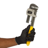 Stanley 71-643 14 inch 350mm Stillson pattern pipe wrench with forged hook jaw and 65mm pipe capacity for plumbing and industrial maintenance