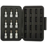 Stanley 89-098 9-piece 1/2 inch drive Torx bit socket set for automotive and industrial maintenance
