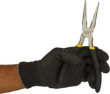 Stanley 84-102 8 inch drop-forged steel long nose plier with oil-resistant handle for electrical automotive and mechanical maintenance
