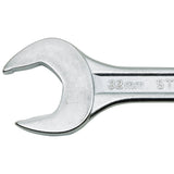 Stanley 70-379E 8-piece Chrome Vanadium double open ended spanner set with Maxi-Drive anti-slip jaws for automotive and workshop applications