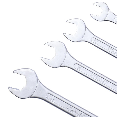 STANLEY 70-964E 12-Piece 6mm–22mm Chrome Vanadium Combination Spanner Set for Automotive and Workshop Repair
