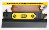 Stanley STHT42264-812 9 inch magnetic torpedo level with 3 precision vials for construction plumbing electrical and carpentry