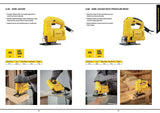 Stanley SJ45 450W jigsaw machine for woodworking carpentry furniture and curved cutting applications