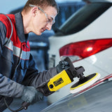 Stanley SP137 1300W 180mm variable speed polisher for car detailing, paint finishing, metal polishing and workshop surface restoration
