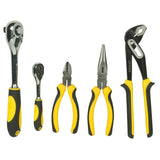 STANLEY STMT81243 110-Piece Multi-Tool Set with 1/4 and 1/2 Inch Sockets and Ratchets for Automotive and Workshop Repair