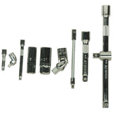 STANLEY STMT81243 110-Piece Multi-Tool Set with 1/4 and 1/2 Inch Sockets and Ratchets for Automotive and Workshop Repair