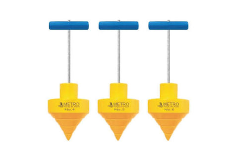 Metro Plumbob Jodhpur Type — T-handle design, sizes J4 to J6. For construction & masonry work.