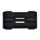 Stanley STST75518-8 16 inch 8 litre plastic toolbox with metal latches, removable tote tray and organizers for workshop and home tool storage
