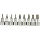 Stanley 89-098 9-piece 1/2 inch drive Torx bit socket set for automotive and industrial maintenance