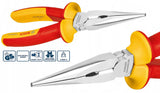 Bosch VDE Long Nose Pliers Straight, 200 mm Professional (1 600 A02 NE3)