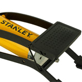 Stanley STHT80894-1 10 Bar 145 PSI foot pump with pressure gauge for car tyre bike and emergency inflation