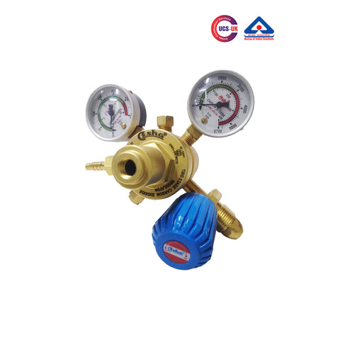 ASHA Two Stage Double Meter Carbon Dioxide Regulator