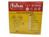 ASHA Single Stage Double Meter Oxygen Regulator – Heavy Duty