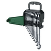 Bosch 12-Piece Combination Wrench Set | 1600A02Z9D | Chrome Vanadium Metric Spanner Set