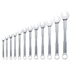 Bosch 12-Piece Combination Wrench Set | 1600A02Z9D | Chrome Vanadium Metric Spanner Set