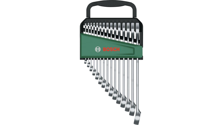 Bosch Combination Wrench Set 15-Piece – 1600A02Z9V