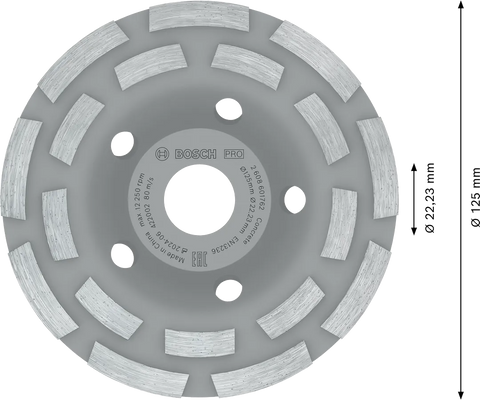 Bosch Professional PRO Concrete Grinding Head