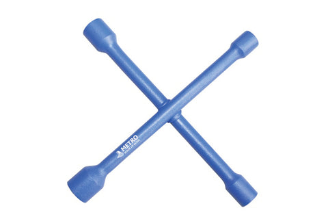 METRO Cross Wheel Spanner – Powder Coated Wheel Nut Wrench