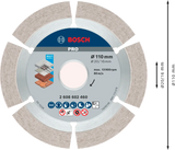 Bosch Professional PRO Multi Material Diamond Cutting Disc