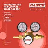 GASCO Single Stage Pressure Oxygen Regulator