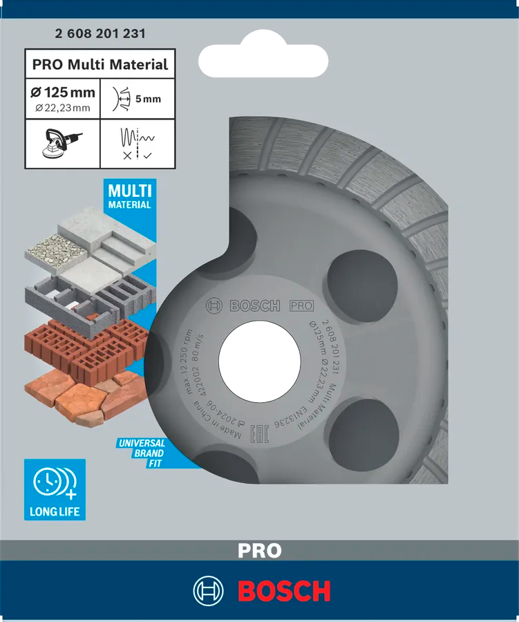 Bosch Professional PRO Multi Material Grinding Head – 2608602533