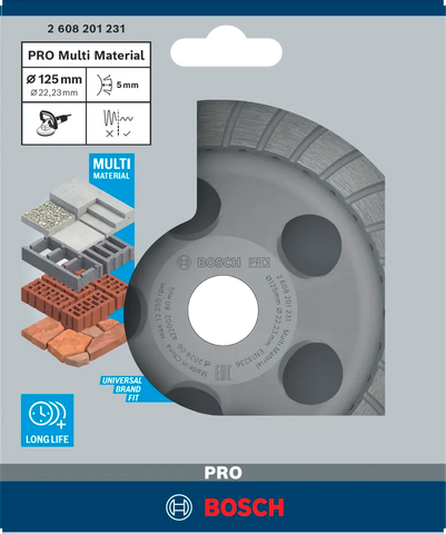 Bosch Professional PRO Multi Material Grinding Head – 2608602533