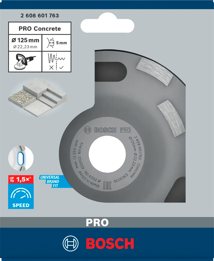 Bosch Professional PRO Concrete Grinding Head-125 mm