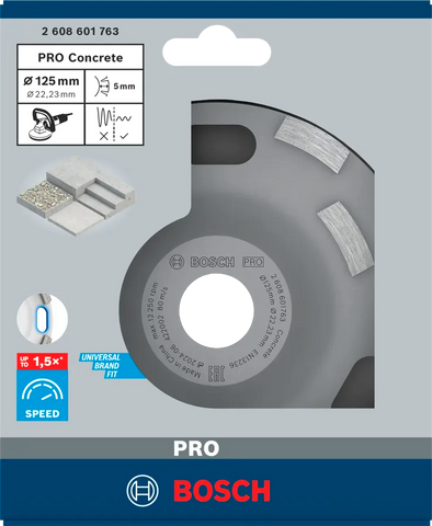 Bosch Professional PRO Concrete Grinding Head-125 mm
