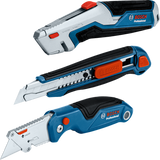 Bosch Professional Knife Set 3 Pcs | Utility Knife Set | Order No. 1 600 A02 7M4