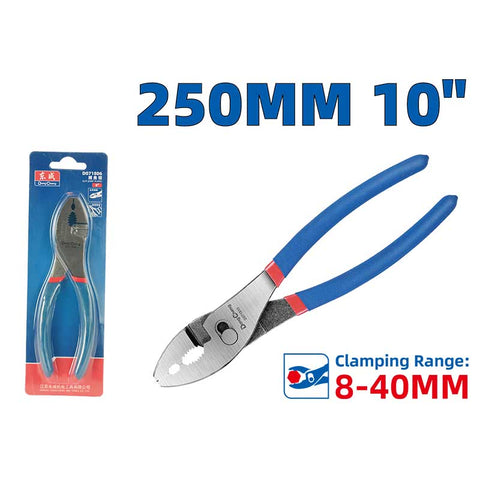 DongCheng HD071810 10-Inch / 250mm Extra-Capacity Heavy-Duty Slip Joint Plier