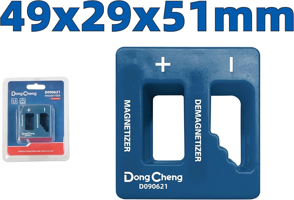 DongCheng HD090621 Dual-Function Quick Screwdriver Magnetizer and Demagnetizer (49 x 29 x 51mm)