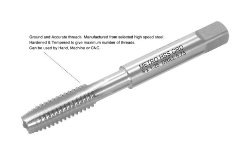METRO HSS Taps – Ground Thread