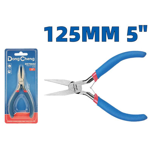 DongCheng HD070602 5-Inch / 125mm Precision Mini Flat Nose Duckbill Plier