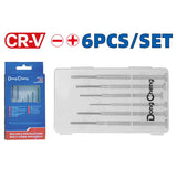 DongCheng HD091410 6-Piece Compact CR-V Precision Jeweler & Electronics Screwdriver Set
