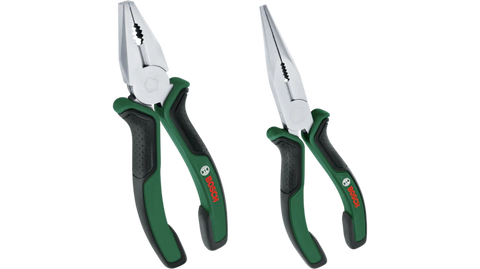 Bosch Pliers Set 2-Piece | Combination & Long-Nose Pliers | 1600A0275H