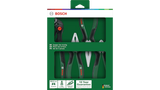 Bosch Pliers Set 4-Piece | Combination, Long-Nose, Side Cutter & Water Pump Pliers | 1600A02W7K