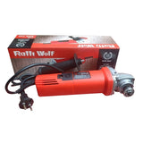 Ralli Wolf RG8-100 850W 4 inch angle grinder with 10500 RPM for metal grinding, fabrication and workshop applications