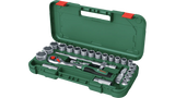 Bosch 1/2" Ratchet Set 25-Piece | 1600A02Z9S | Professional Socket Set