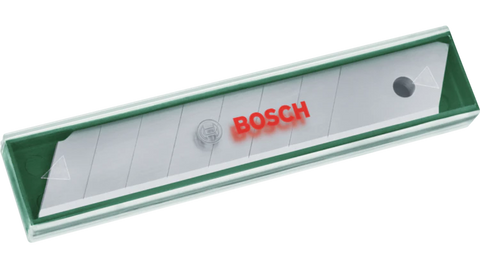 Bosch Snap-Off Blades 18 mm 10-Piece | 1600A032US | SK5 Steel Replacement Blades