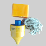 Metro Plumbob — plastic & steel head options, precision ground, sizes 1 to 10. For construction & surveying